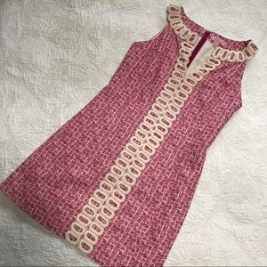 Lilly Pulitzer Pink and Cream Shift Dress